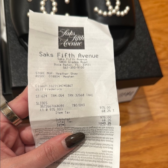 CHANEL Black leather pearl sandals mules 7 new box - Picture 9 of 10